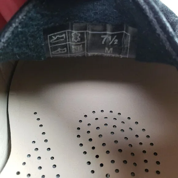 SAS Simplify Embossed Snake Loafer Womens 7.5 Black Leather Slip On Flat Shoe - Picture 11 of 11